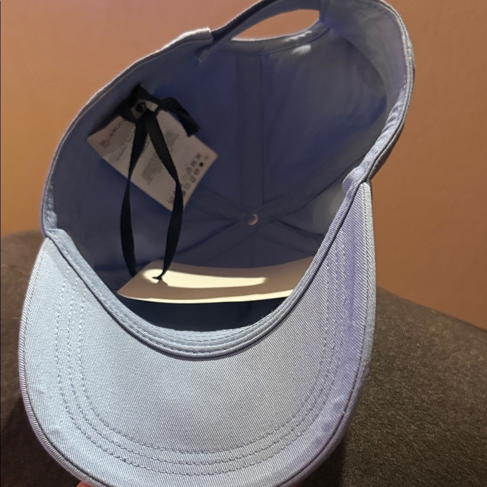Moncler baby blue Embroidered baseball Cap - Picture 3 of 11